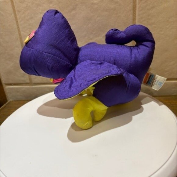 Vintage 1992 Puffalump Dinosaur Purple Fisher Price Plush PTERODACTYL Roars - Picture 3 of 10